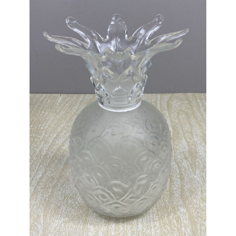 Rare Ethan Allen Glass Pineapple Handcrafted in Italy RN 48864